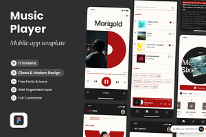 EcoWave - Music App, an App Template by SLAB! Design