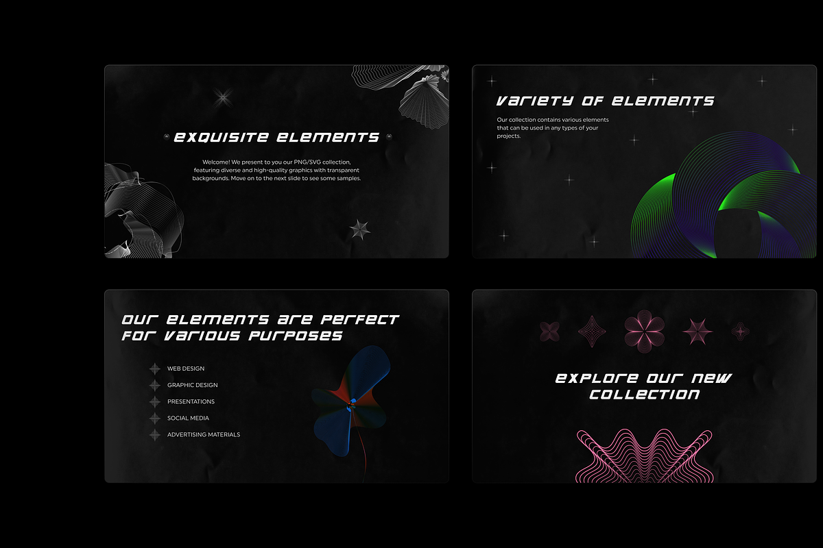 490 Abstract png elements bundle, an Object Graphic by MAcherry design studio (Photo 28 of 44)