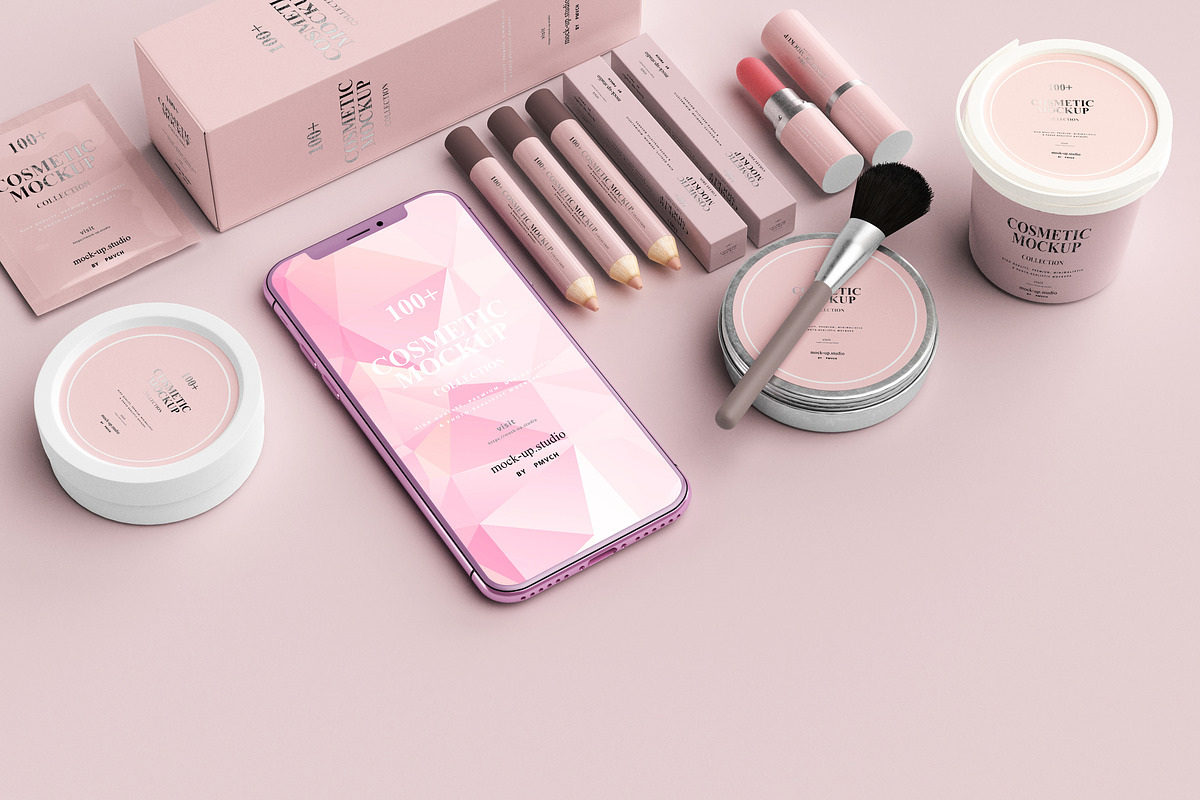 100+ Cosmetic Mock-up Collection, a Pens & Pencil Mockup by pmvch (Photo 4 of 100)
