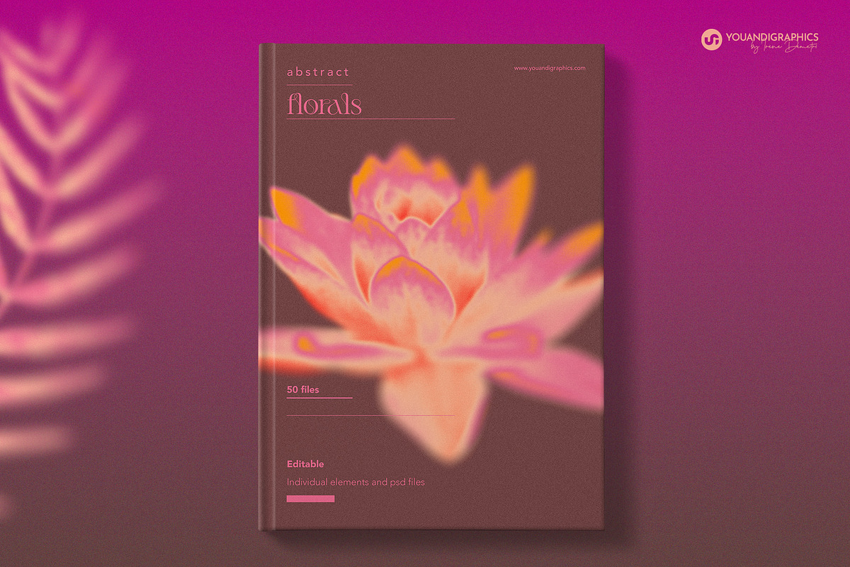 Blurry Florals Abstract Graphics, a Texture Graphic by Youandigraphics (Photo 5 of 12)