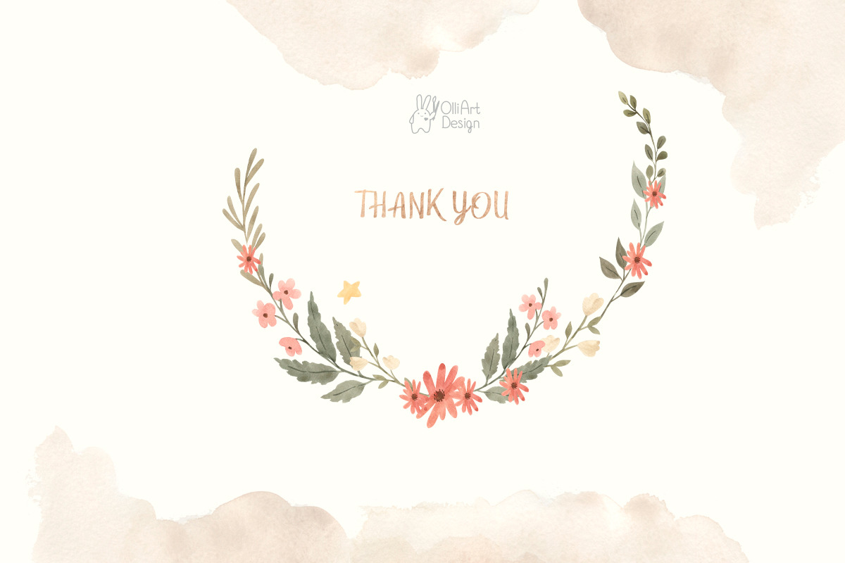 LITTLE FAIRIES Watercolor collection, an Animal Illustration by OlliArtDesign (Photo 11 of 11)