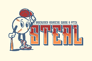 Blasher - Sport Baseball Font, a Slab Serif Font by Pandeka Studio (Thumbnail 10 of 12)