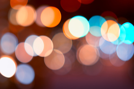 Horizontal colorful bokeh background, an Abstract Photo by RETROWAVE '88