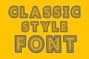 Retro 1970 - Old Font, a Sans Serif Font by Fourteen Letter (Thumbnail 7 of 7)