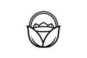 50 Easter Bunny Egg Icon Bundle, an Illustration by Artivon (Thumbnail 14 of 51)