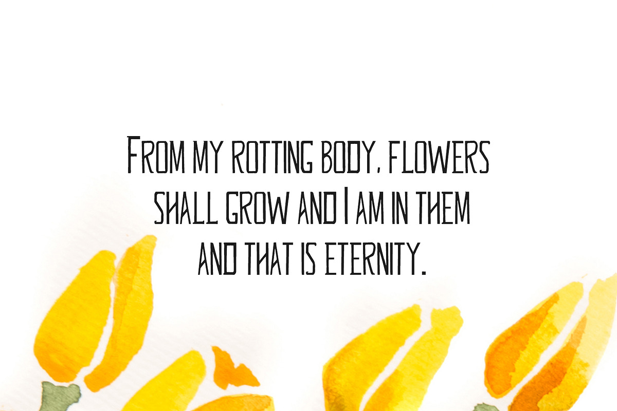 Glennda Handmade 5 Font Family preview 4