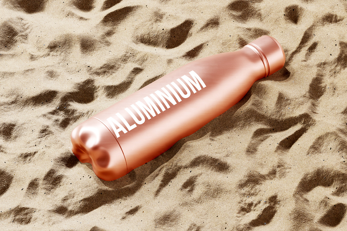 Aluminum Water Bottle Mockup Bundle, a Packaging Mockup by pmvch (Photo 32 of 51)
