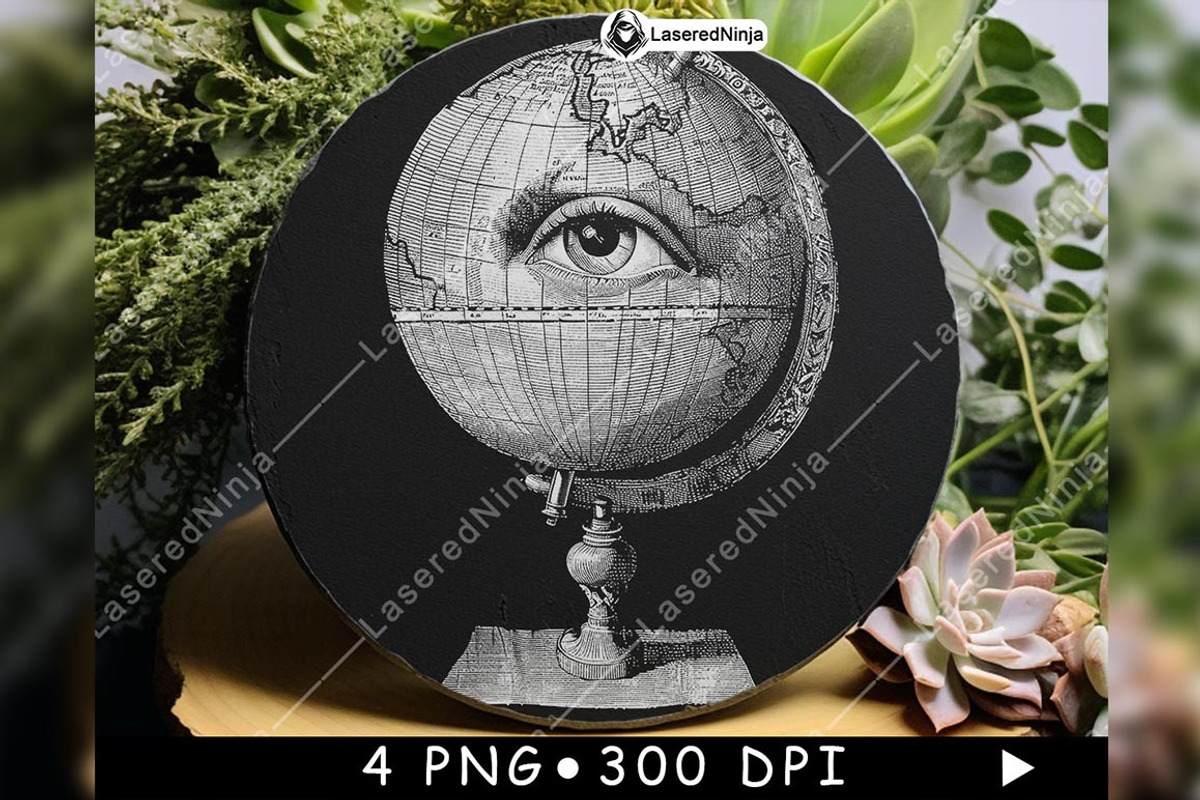Globe Eye Watcher Geography World, a Background Graphic by LaseredNinja (Photo 6 of 7)