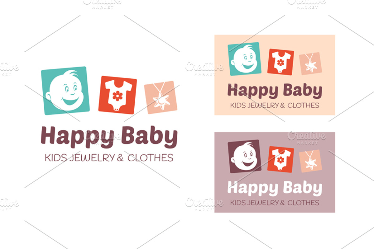 Baby logo vector templates, a Branding & Logo Template by Teneresa (Photo 2 of 2)