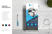 Roll-Up Banner, a Marketing Template by Brochure-Market (Thumbnail 1 of 4)
