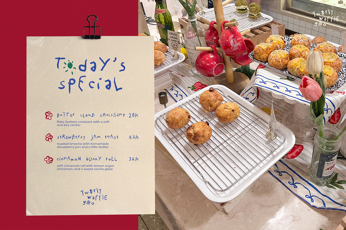 twirlywafflegoo font & dingbat set, a Handwritten Font by Perplexitics (Photo 8 of 12)