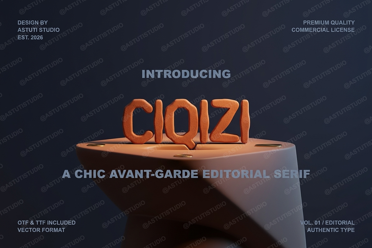 Ciqizi | Elegant Modern Serif, a Serif Font by Astuti Studio (Photo 2 of 25)