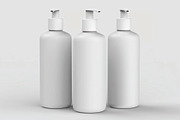 Three Dispenser Bottle Mockup, an Advertising Mockup by skybluecreative (Thumbnail 2 of 3)