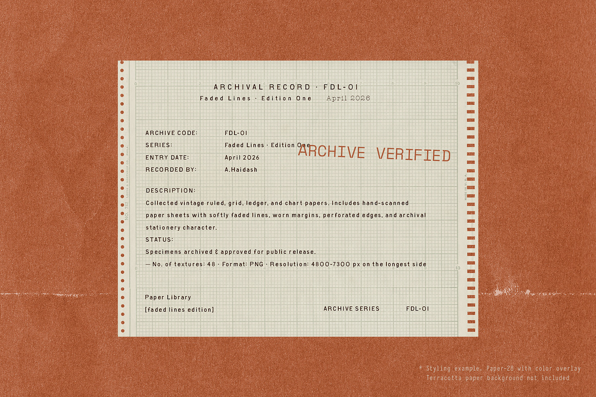 Vintage Ruled & Grid Paper Textures, a Texture Graphic by alonahaidash (Photo 14 of 15)