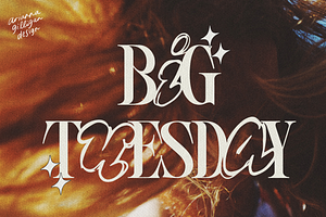 Big Tuesday Bubble Letters