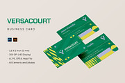 Versacourt - Business Card, a Business Card Template by StreaksideStd (Thumbnail 1 of 3)
