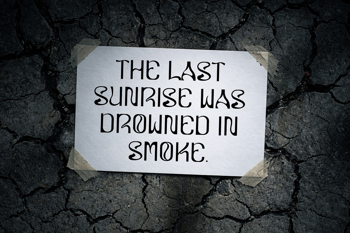 Sunomresub Modern Blackletter Font, a Blackletter Font by Maulana Creative (Photo 7 of 7)