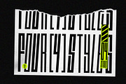 Six Feet Over, a Sans Serif Font by Brad Mead (Thumbnail 6 of 6)