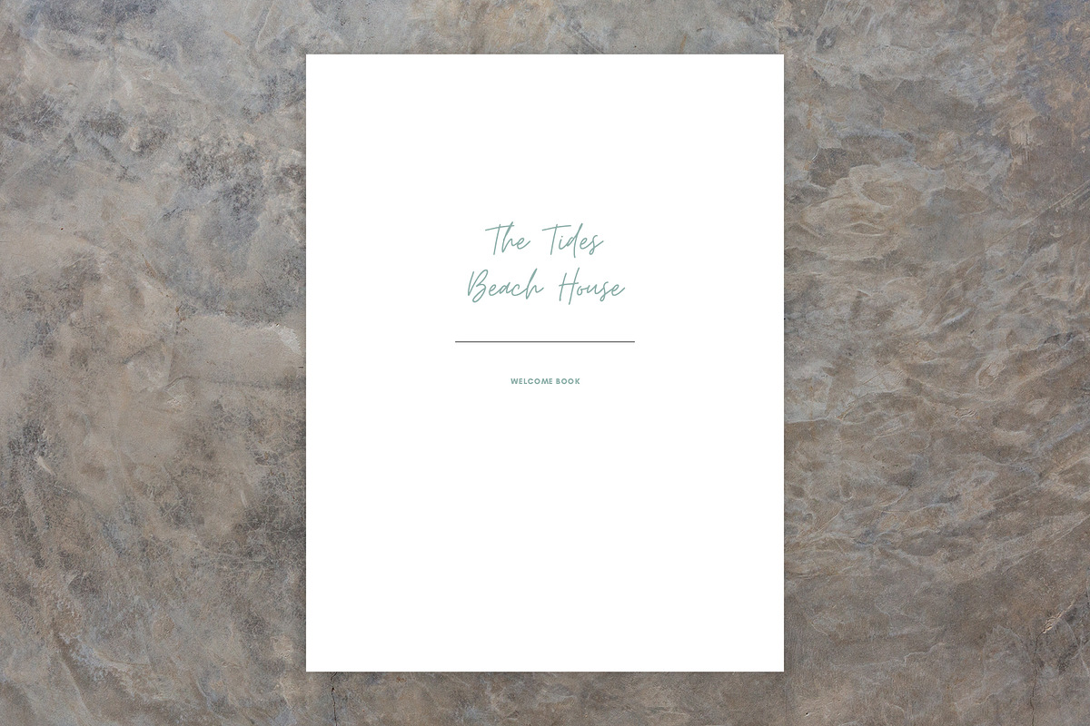 Beach House Welcome Book for Airbnb, a Templates & Theme by Kin Studio (Photo 7 of 17)