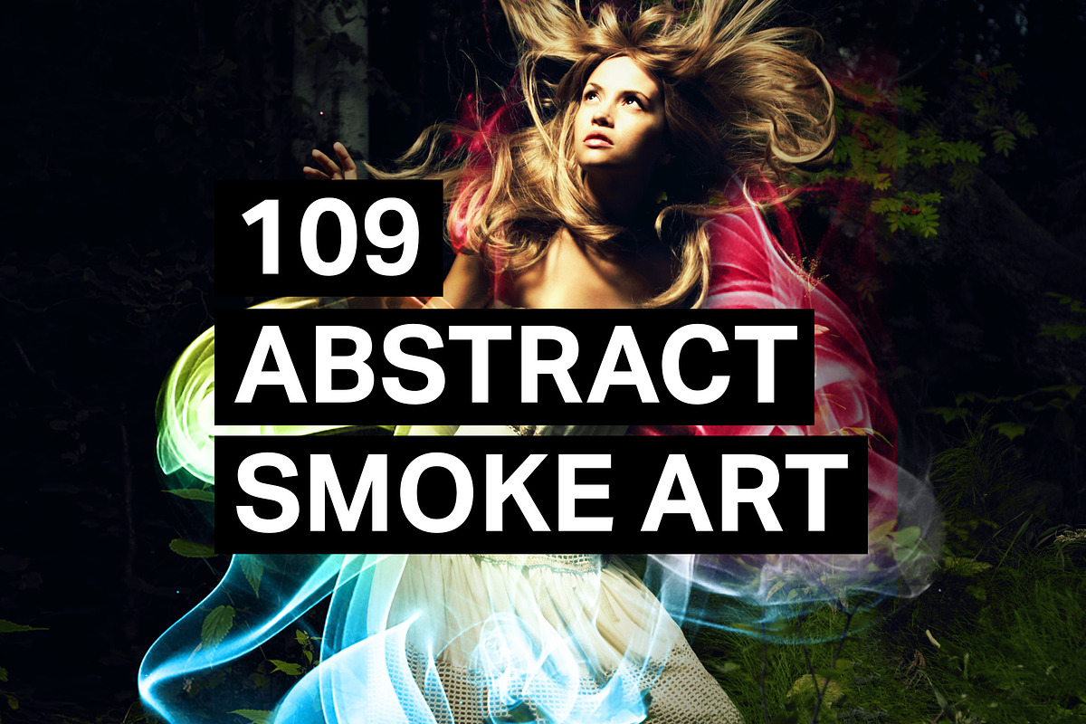 109 Abstract Smoke Art, a Brush Add-On by SparkleStock (Photo 1 of 6)