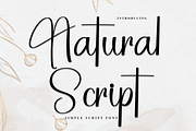 Natural Script, a Handwritten Font by FreshTypeINK (Thumbnail 1 of 8)