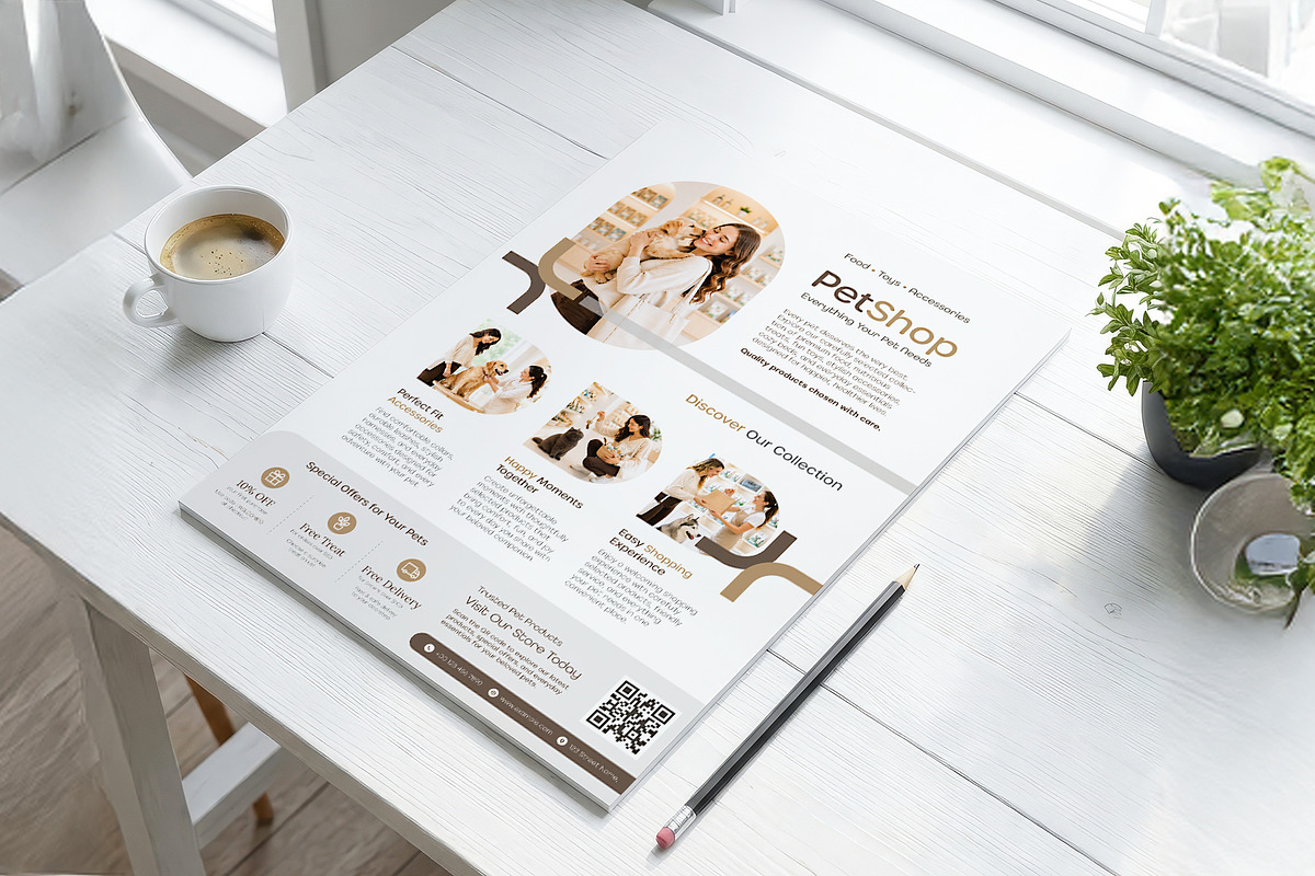 Pet Shop Promotional Poster Template, a Poster Template by WheelieMonkey (Photo 2 of 3)