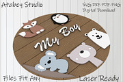 Nursery Door Hanger SVG 329, a Graphic by AtacanDigital (Thumbnail 5 of 6)