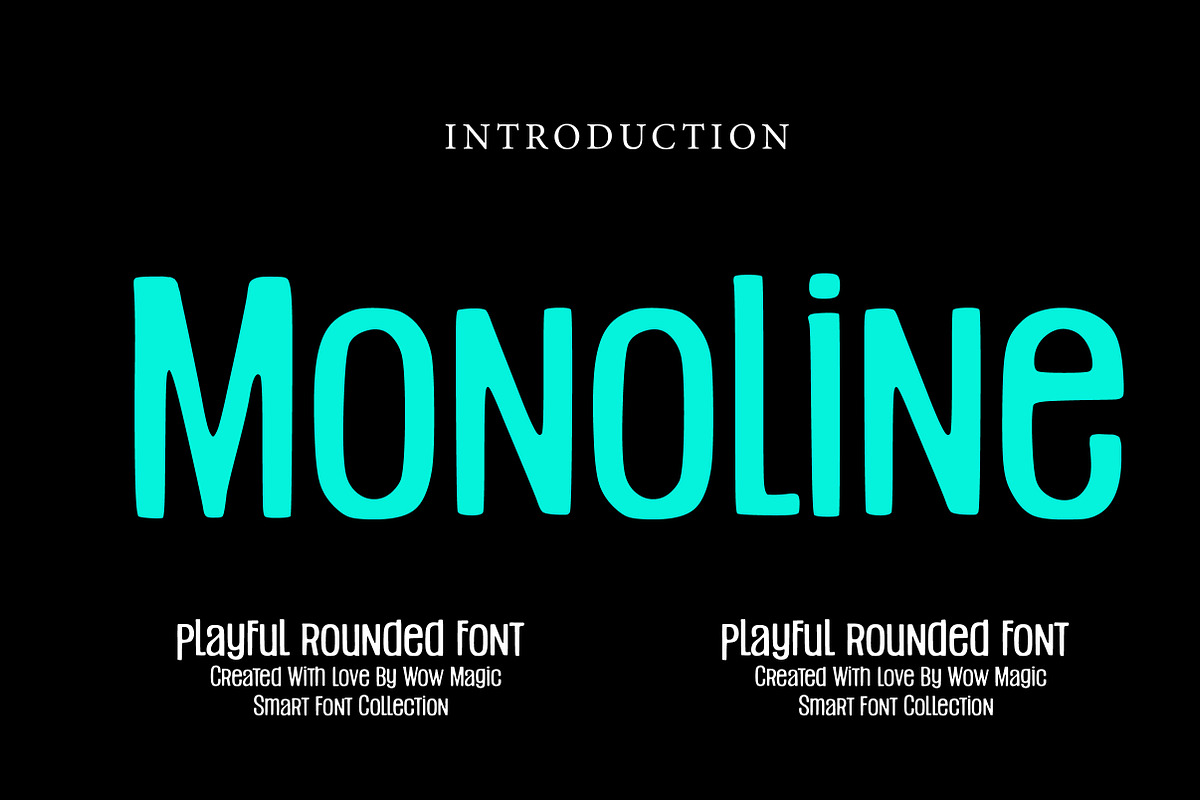 Monoline, a Serif Font by Wow Magic (Photo 1 of 3)