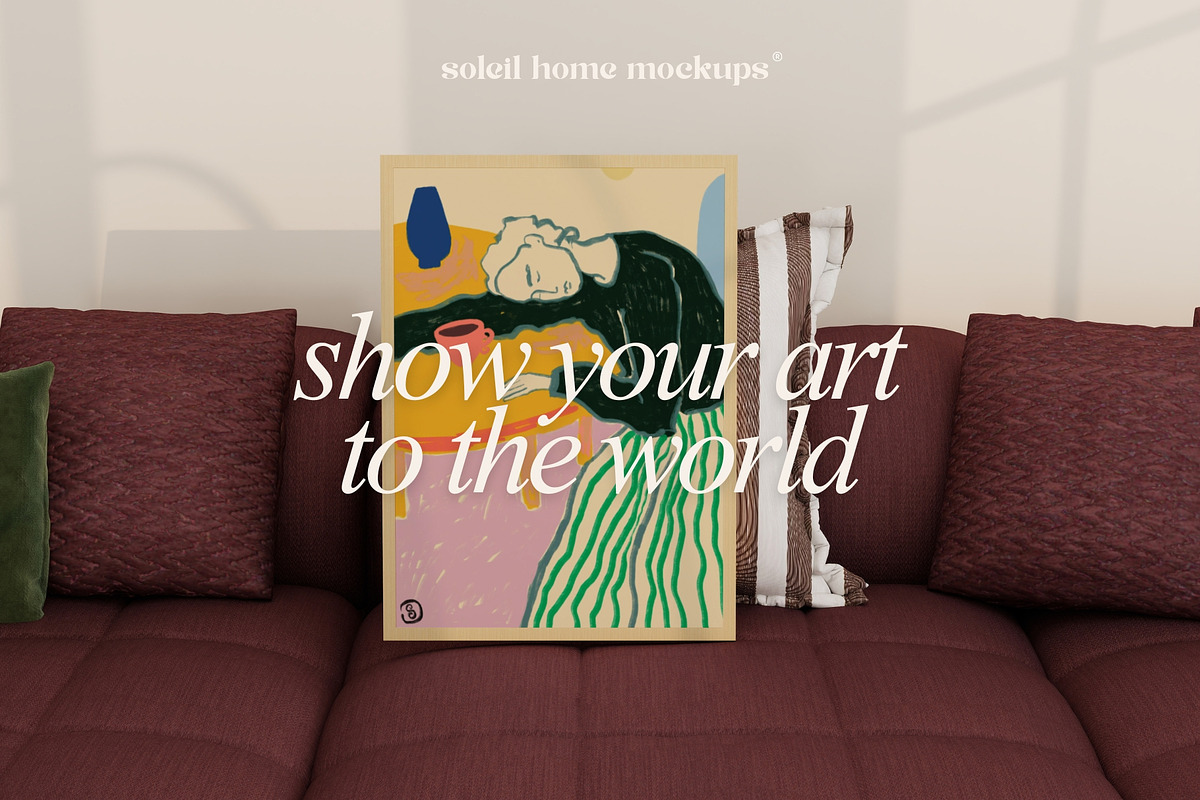 ODYSSEA | Vintage Frame Mockup SET, a Household Mockup by SoleilHomeMockups (Photo 10 of 11)