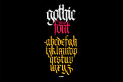 Gothic font 04, a Blackletter Font by GeekClick (Thumbnail 7 of 9)