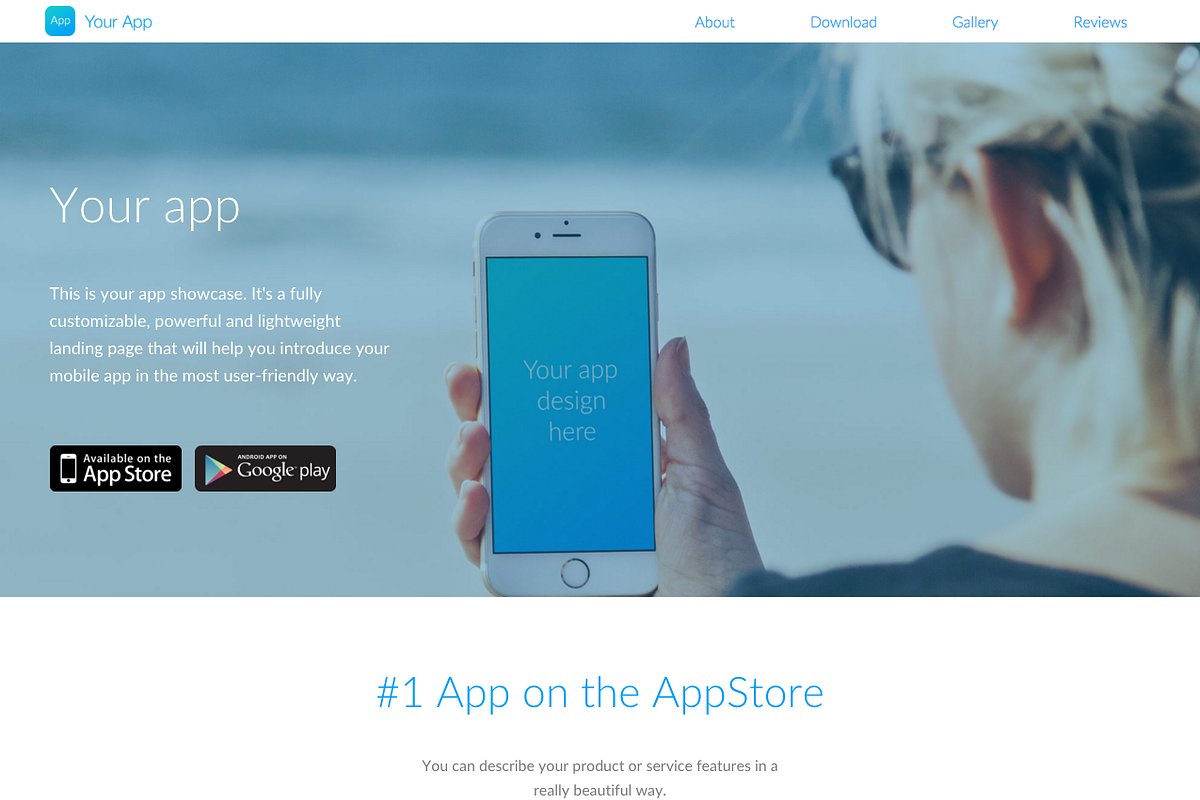 Your App | Website template, a HTML Template by SD Themes (Photo 4 of 4)