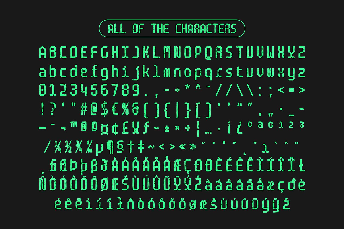 CS Norman Mono Stamp, a Sans Serif Font by Craft Supply Co. (Photo 8 of 8)
