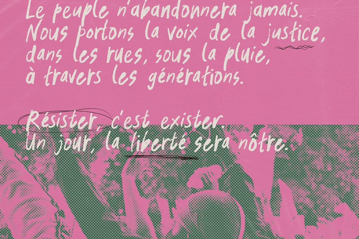 Defiant Crowd Handwritten Font, a Handwritten Font by Perplexitics (Photo 3 of 10)