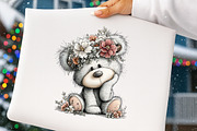Teddy Bear Clipart Bundle, an Illustration by Digital Artistic99 (Thumbnail 10 of 11)