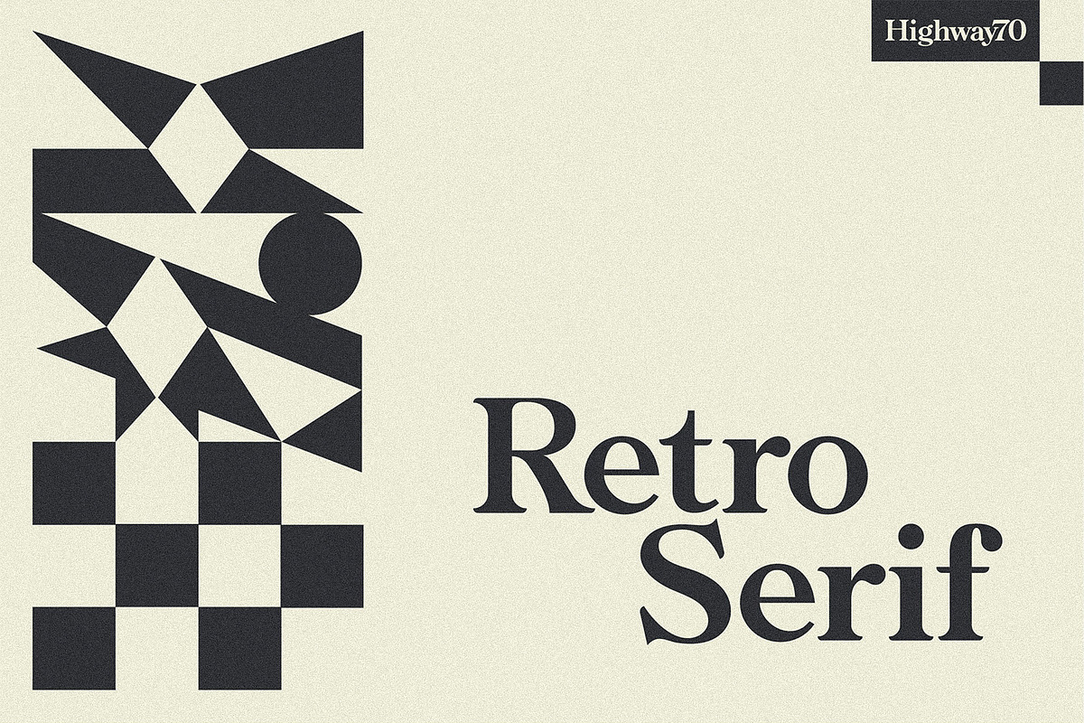 Highway 70 - Retro Serif, a Serif Font by Lateral Design (Photo 2 of 15)