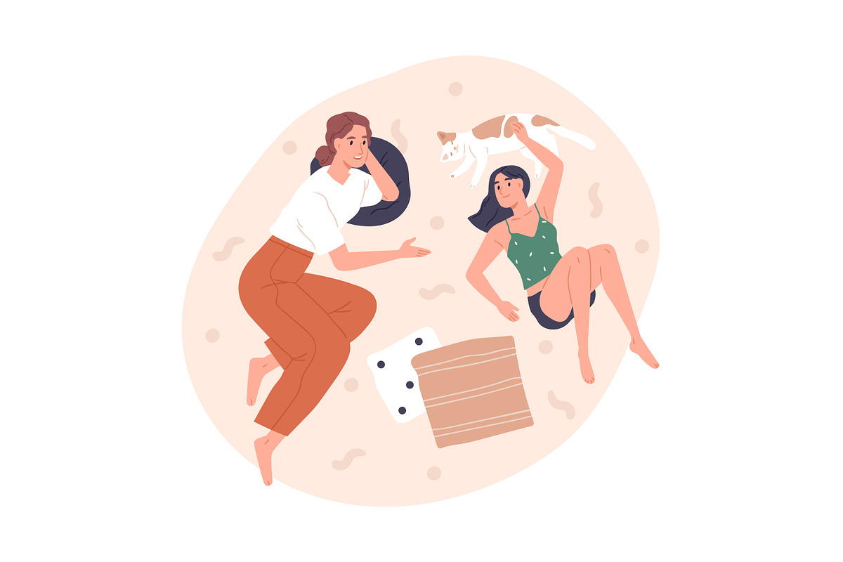 Parent - teenager relationships set, a Person Illustration by Good Studio (Photo 9 of 9)