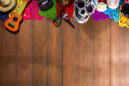 Dia de los muertos background, a Holiday Photo by Rimma