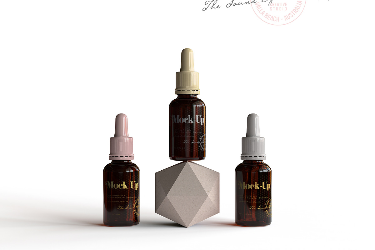 Dropper Bottle & Box Mock-Up BUNDLE, a Cups & Container Mockup by TSOBG (Photo 22 of 35)