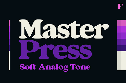 Master Press Vintage Serif, a Serif Font by Fenotype