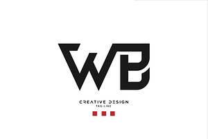 Alphabet Letters Icon Logo WB or BW