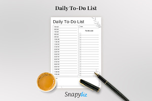 Daily To Do List Printable PDF