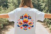Watercolor Colorful Folk Floral, an Illustration by Digital Artistic99 (Thumbnail 7 of 9)