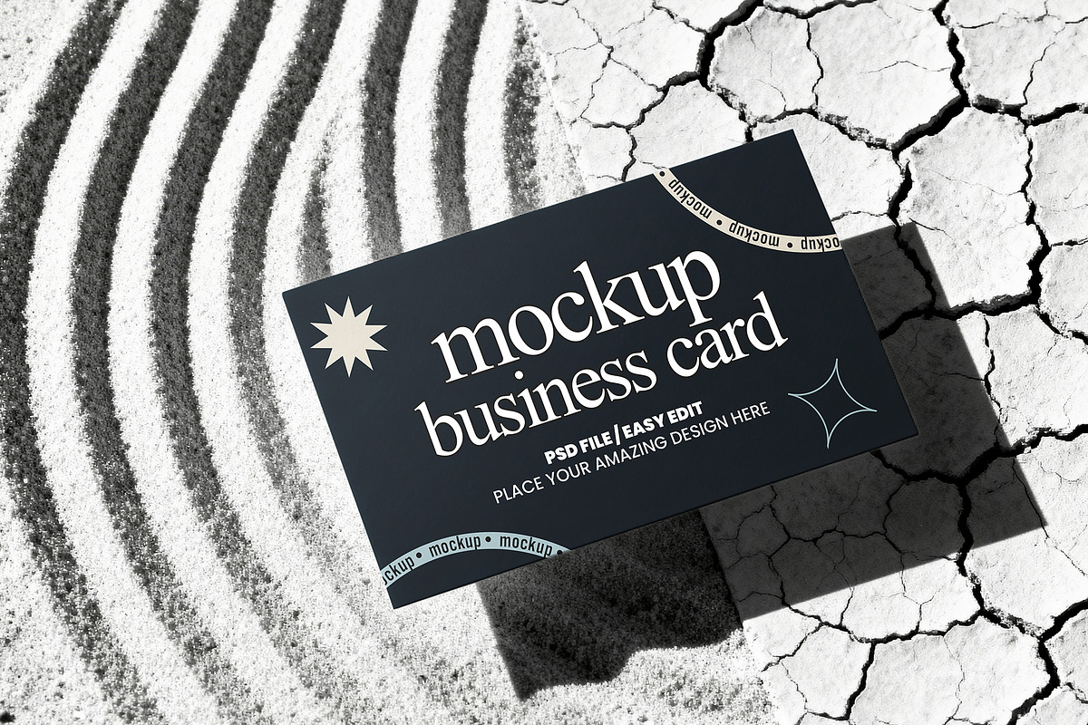 Business Card Mockup Set, an Advertising Mockup by ForgeDesign (Photo 3 of 5)