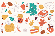 Cozy Fall Clipart, a Seasonal Illustration by Anna Studio (Thumbnail 12 of 13)