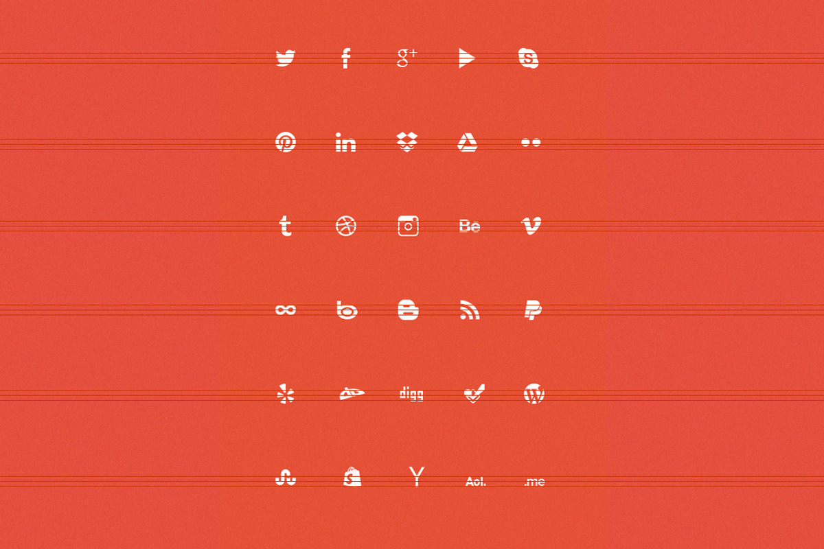 Social Media Icons - PSD, an Icon by DeepDesign (Photo 2 of 2)