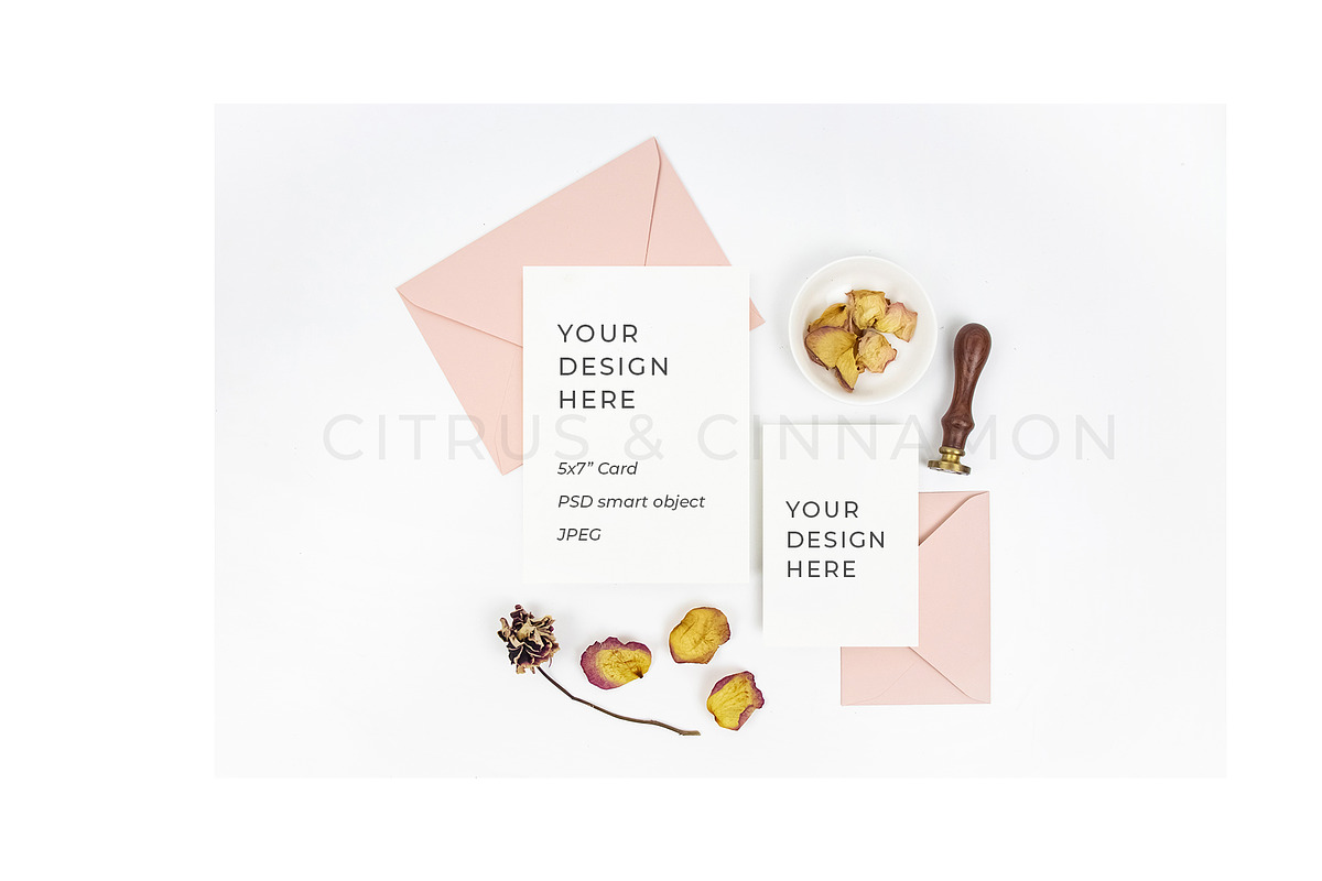 Wedding Suite Mockup Collection, a Print Template by Citrus and Cinnamon (Photo 3 of 3)