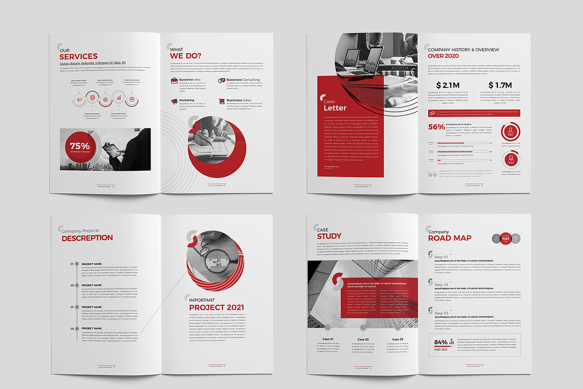 Company Profile | Canva | Ai | ID, a Brochure Template by Template Zone (Photo 5 of 8)