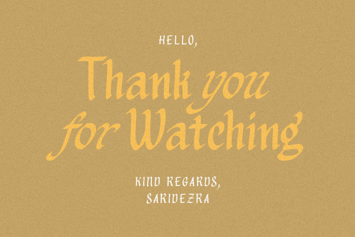 Organic Antique - Blackletter Fonts, a Blackletter Font by Sarid Ezra (Photo 10 of 10)