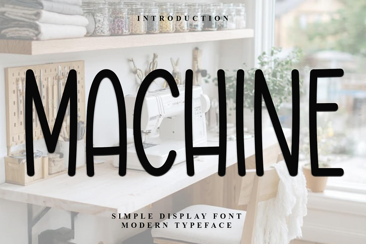 Machine, a Sans Serif Font by InermediaSTUDIO (Photo 1 of 7)