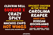 FIRECHIKNS – Blazing Fire Font, a Font by TypeTasty Font (Thumbnail 6 of 12)
